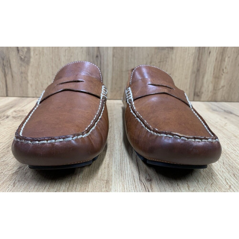 Cole Haan Men's Size 11M Brown Leather Penny Loafer Driving Moccasin Driver Shoe - Picture 7 of 13